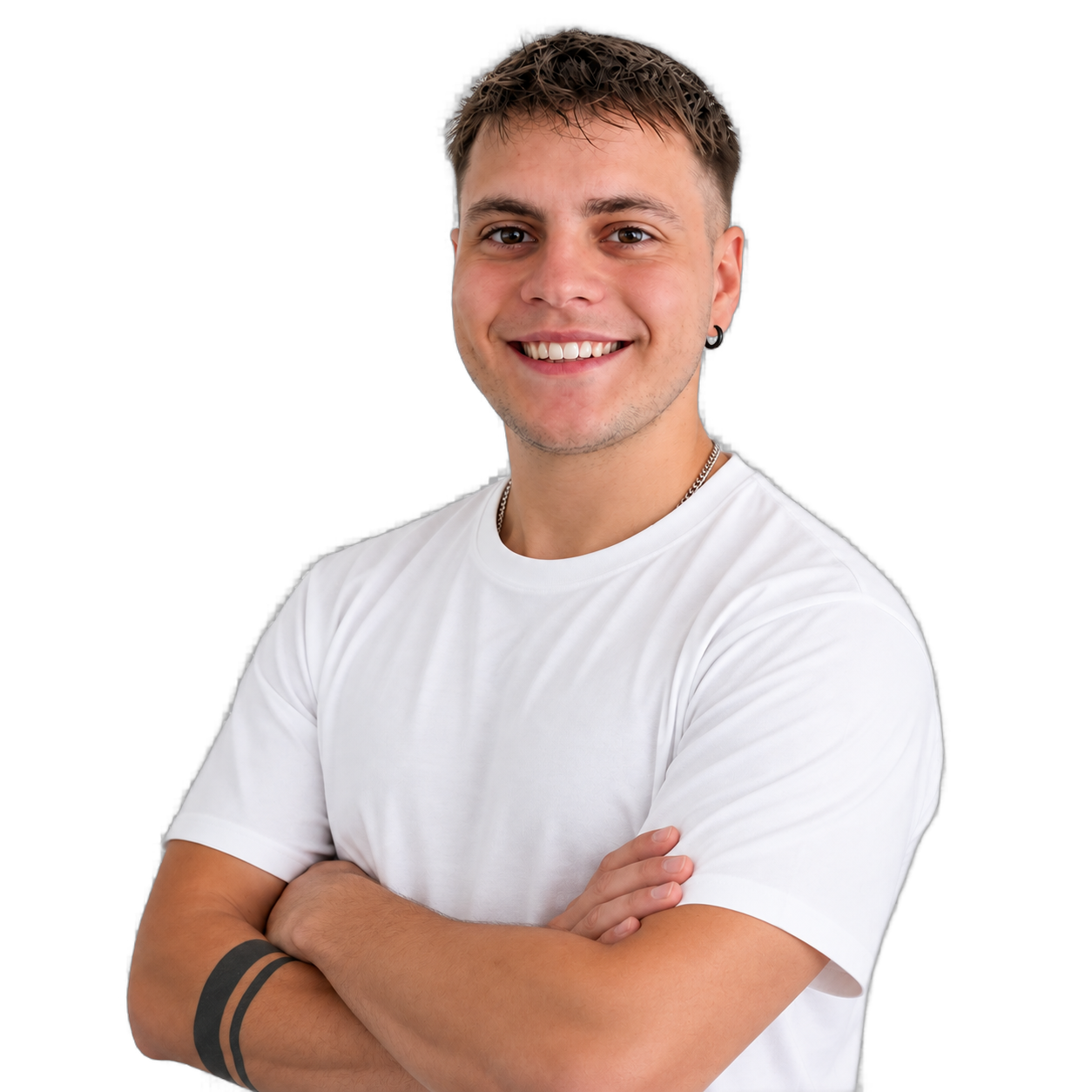 Pietro Fiorillo with arms crossed