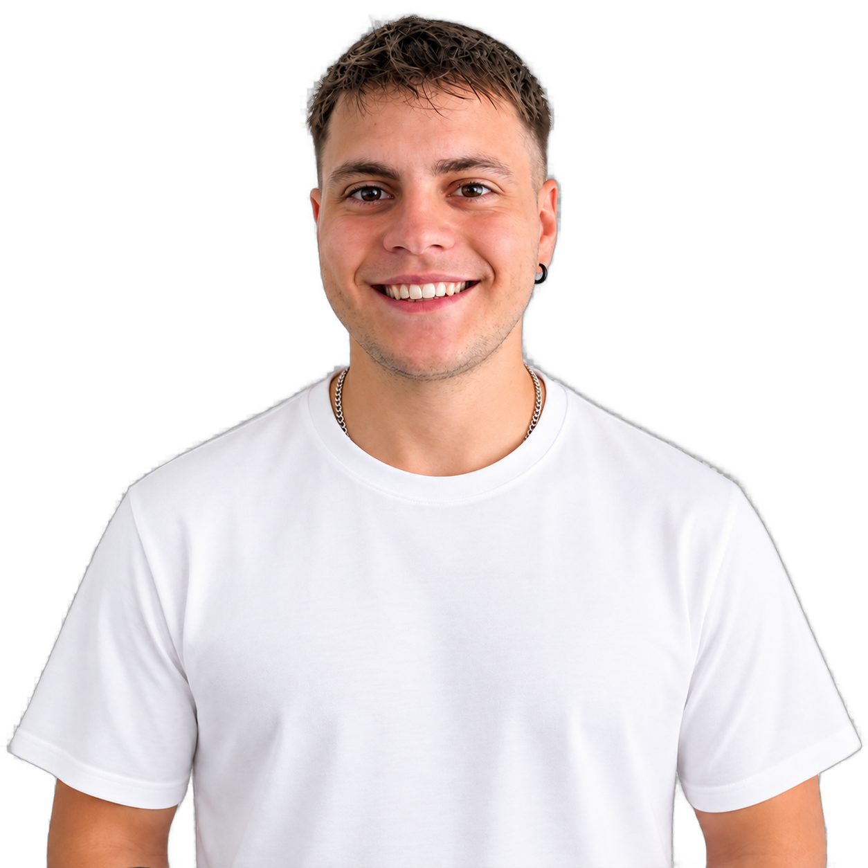 Retrato de Pietro Fiorillo sonriendo
